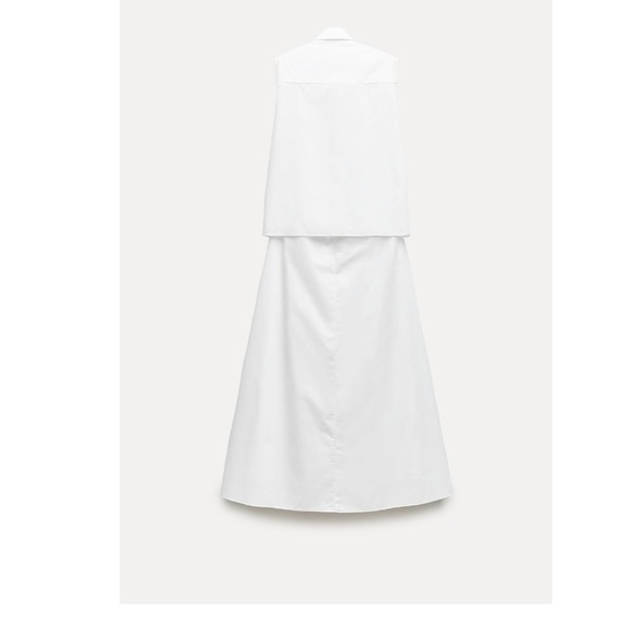 Zara Knotted Poplin Shirt Dress - Picture 7 of 15